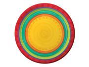 Club Pack of 96 Festive Sriracha Red Green Orange Yellow and Blue Disposable Paper Banquet Dessert Plates 7