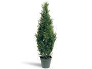 36 Potted Artificial Arborvitae Topiary Tree