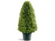 30 Potted Artificial Rounded Triangular Juniper Topiary Tree