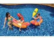Water Sports Inflatable Swimming Pool Hot Dog Ride On Battle Set with Boppers Game