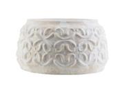 7 Forum Stone Cement White and Light Taupe Small Decorative Accent