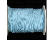Light Blue Braided Fabric Cording 4.4mm x 55 Yards