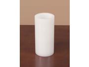 Pack of 6 White Battery Operated Flameless LED Wax Pillar Christmas Candles 6