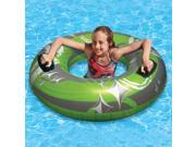 50 Green Gray and White Giant Inflatable Swimming Pool Hurricane Sport Inner Tube