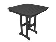 37 Recycled Earth Friendly Cape Cod Outdoor Patio Counter Table Slate Grey