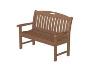 48 Recycled Earth Friendly Cape Cod Outdoor Patio Bench Raw Sienna