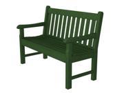 48 Recycled Earth Friendly Nantucket Outdoor Patio Bench Forest Green