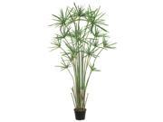 5 Potted Artificial Cypress Grass Tree