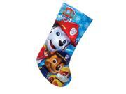 17.5� Paw Patrol Characters Printed Decorative Christmas Stocking 17.5� Paw Patrol Characters Printed Decorative Christmas Stocking