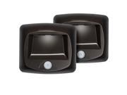 Mr Beams MB522 Wireless Motion Sensing LED Step Deck Lights Brown 2 Pack