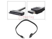 12V 5V Power eSATA USB 2.0 Combo Port to SATA Data Power Cable for 2.5 3.5 inch