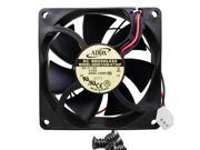 80mm 25mm Case Fan 12V 67CFM PC CPU Computer Cooling 2 Wire Ball Brgs 8025 766*