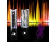 Black Dancing Water Show Music Fountain Light Computer Speakers for PC Laptop