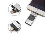 eMart Apple iPhone USB Flash Drive 32GB i-Flash U-Disk Memory Stick Pen Drive for iPhone & iPad, Android Cell Phone and Computer - Silver eMart Apple iPhone USB Flash Drive 32GB i-Flash U-Disk Memory Stick Pen Drive for iPhone & iPad, Android Cell Phone and Computer - Silver