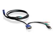 IOGEAR VGA USB Audio/Mic KVM Cable, 6 Feet, G2L5102U IOGEAR VGA USB Audio/Mic KVM Cable, 6 Feet, G2L5102U