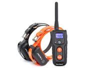 Petrainer PET916 2 330 yd Remote Rechargeable Waterproof Dog Training Shock Collar with Tone Vibration Static Shock E collar for 2 Dogs
