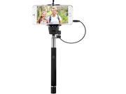 Vivitar Infinite Selfie Wand with Built In Shutter Release iOs Android Smartphones Compatible Black