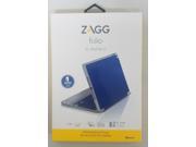 ZAGG Blue Folio for iPad Air 2 Non Backlit Keyboard Case Model ID6ZFN BL0