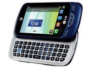 LG C410 Xpression 2 Keyboard Messaging Cell Phone Blue Unlocked No Contract