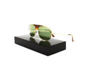 RETROSUPERFUTURE Super Primo Sunglasses DJ3 Hunter S Thompson Gold Green Lens