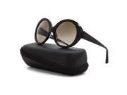 Alain Mikli AL 1409 Womens Sunglasses 0101 Black Frame Brown Gradient Lenses