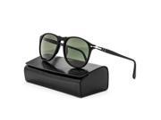 Persol 9649 Sunglasses 95 31 Black with Grey Lens PO9649S 55 mm NEW AUTHENTIC