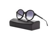 Thierry Lasry Gifty Sunglasses 700 Black Frame Black Gradient Lenses