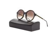 Thierry Lasry Gifty Sunglasses V85 Vintage Brown Green Purple Frame Brown Lens