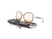 Linda Farrow Luxe LFL 166 Sunglasses C4 Black Gold 24KT Gold Mirror