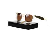 RETROSUPERFUTURE Super Flat Top Sunglasses 893 Gold Francis Crystal Brown Lens