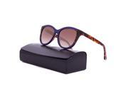 Thierry Lasry Flattery Sunglasses 2260 Purple w Tortoise Brown Gradient