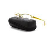 Alain Mikli AL 1106 Womens Eyeglasses M00M Yellow Frame Demo Prescription Lenses