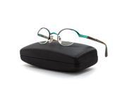 Alain Mikli AL 0552 Eyeglasses Green Brown Frame Clear Demo Prescription Lenses