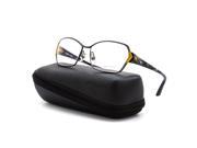 Alain Mikli AL 1020 Womens Eyeglasses 0201 Yellow Grey Marbled Frame Clear Lens