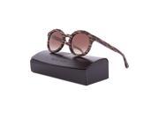 Thierry Lasry Smacky Sunglasses AR6 Multi Brown Pattern Frame Grey Gradient