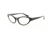 Alain Mikli AL 1215 Womens Eyeglasses 0101 Black Frame Demo Prescription Lenses