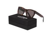 RETROSUPERFUTURE Super Gals Sunglasses E25 Classic Havana Brown Black Zeiss Lens