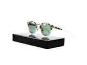 RETROSUPERFUTURE Super Panama Sunglasses SU477 Matte Puma Crystal Green Lenses
