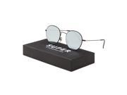 RETROSUPERFUTURE Super A8N Wire B Zero Sunglasses Black Frame Silver Mirrored