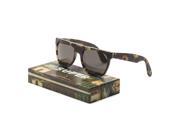 RETROSUPERFUTURE Super 58J Flat Top Miracolo 1859 Sunglasses Tortoise Print Black