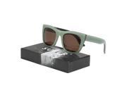 RETROSUPERFUTURE Super STD Gals Caos Sunglasses Pale Green Vintage Brown