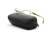 Alain Mikli AL 1112 Womens Eyeglasses Green Brown Tortoise Frame RX Clear Lenses