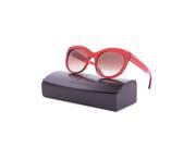 Thierry Lasry Suggesty Sunglasses 954 Translucent Red Frame Grey Gradient