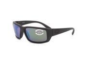 Costa Del Mar Fantail Sunglasses Blackout Green Mirrored 580G Polarized Lens