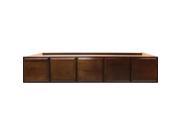 30 Inch Wall Spice 5 Drawer Cabinet in Leo Saddle 30