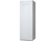 21 Inch Single Door Wall Cabinet in Shaker White with Soft Close Door 2 Adjustable Shelves 21 x 36 x 12