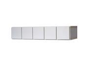 30 Inch Spice 5 Drawer Wall Cabinet in Shaker White 30
