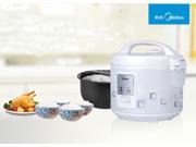 Midea MB YJ4010 Electric Convenient 8 Cup Rice Cooker _White Color