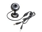 Best Globle 50.0M 6 LED PC Camera USB 2.0 HD Webcam Camera Web Cam With MIC
