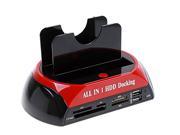 Best Globle New USB 3.5 2.5 IDE SATA HDD Dual Docking Station HUB